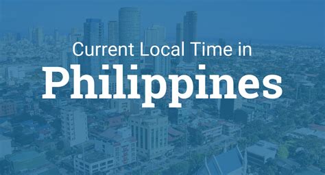 date and time in philippines with seconds