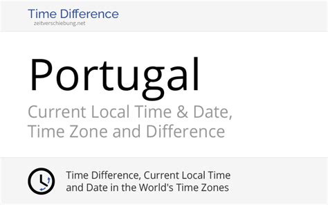 date and time in portugal