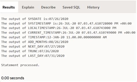 date and timestamp in oracle sql