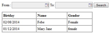 Date Between Query In Php