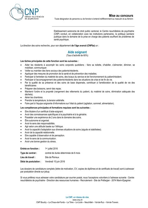 Devenez aidesoignant(e) procédure d'admission en cours jusqu'au 10