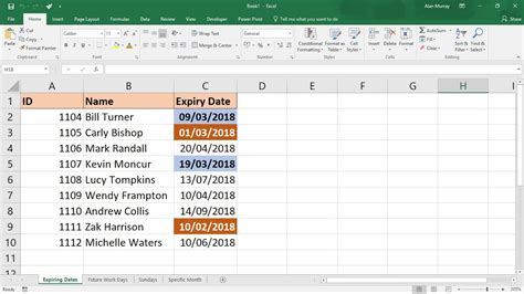 date condition in excel formula