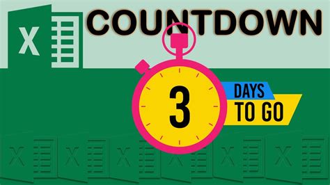 date count down in excel