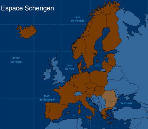 date de l'espace schengen