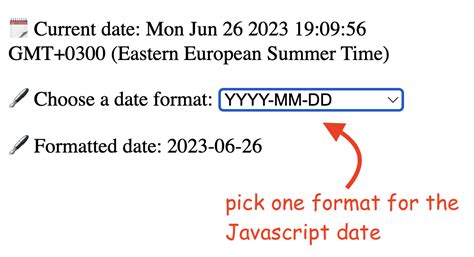date gmt format javascript