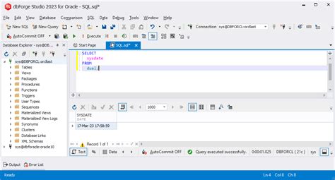 date in oracle sql format