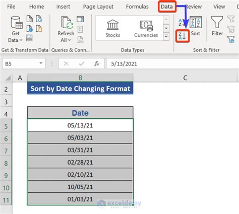 date not sorting correctly in excel