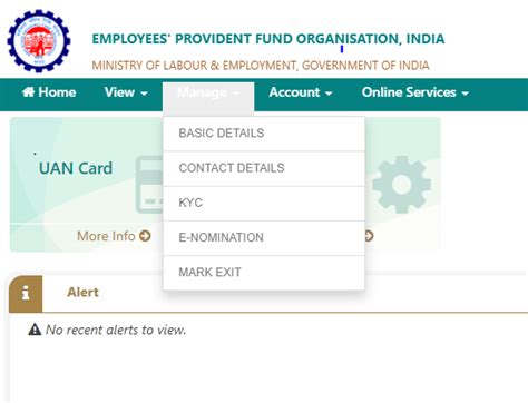 date of exit in epf by employee
