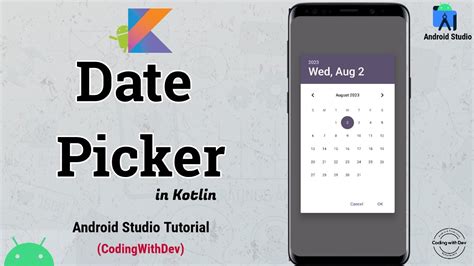 date picker in android studio kotlin