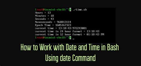 date set time bash
