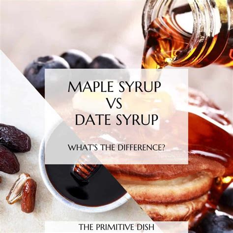 Date Syrup Vs Maple Syrup
