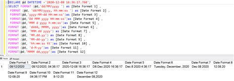 date time format conversion in sql server