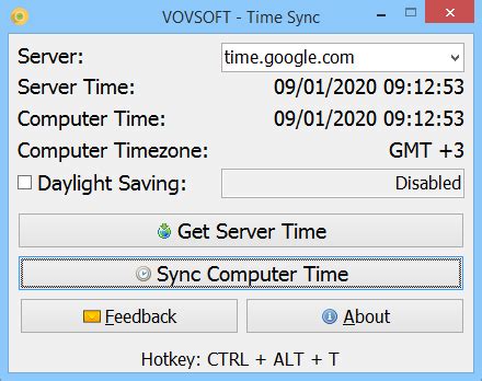 date time sync software