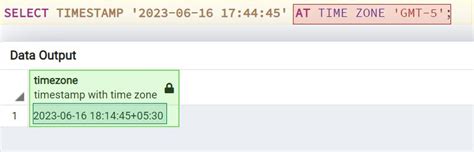 date with timezone postgres