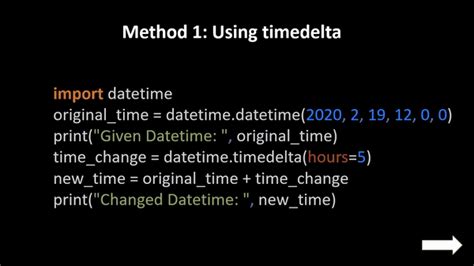 datetime change time python