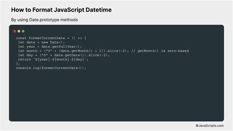 datetime variable in javascript