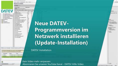 Gelöst DATEV Server Installation / Installationsoptionen DATEV