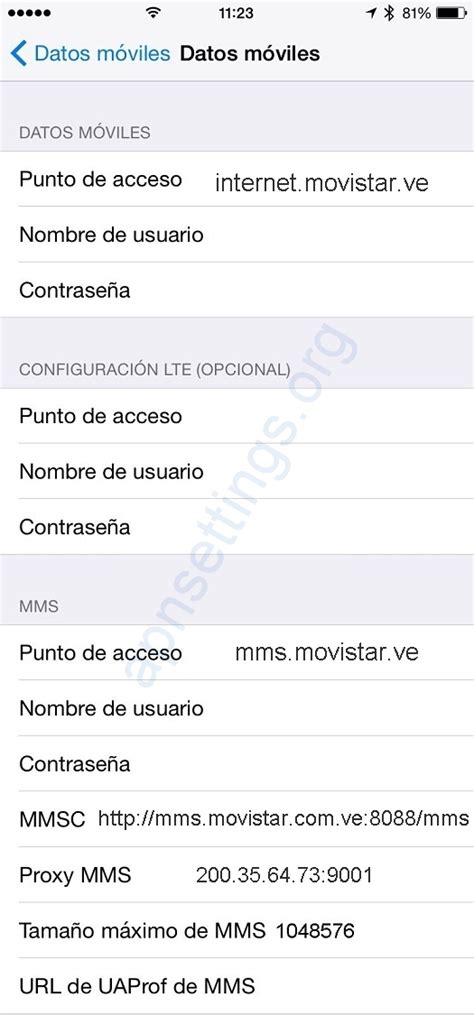 datos apn movistar venezuela