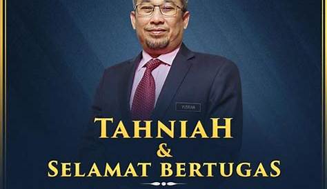 Tahniah dan Selamat Bertugas buat YBhg. Datuk Yusran Shah bin Mohd