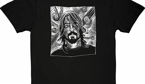 Dave Grohl Woodcut T-Shirt | RedMolotov