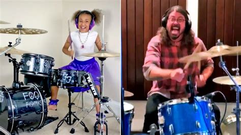 dave grohl and 11 year old drummer