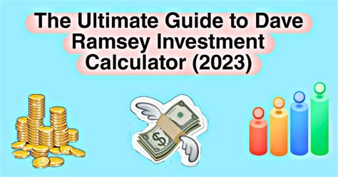 dave ramsey calculator investment income