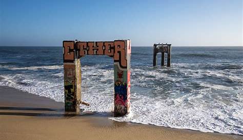 Davenport Beach Abandoned Pier , California Portfolio