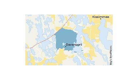 Davenport FL Zip Code Map