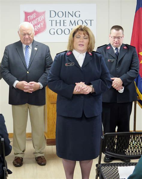 Melinda Davenport tours the Salvation Army Red Kettle Kickoff in Milwaukee
