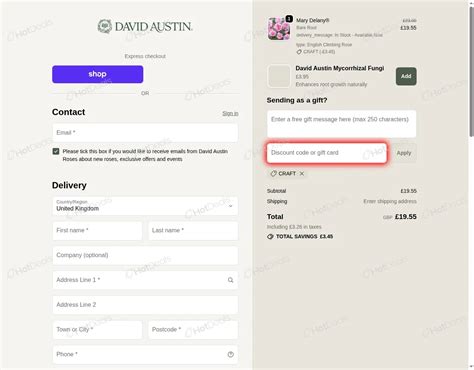 david austin promo code