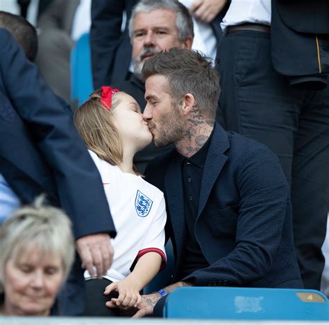 david beckham and daughter photos