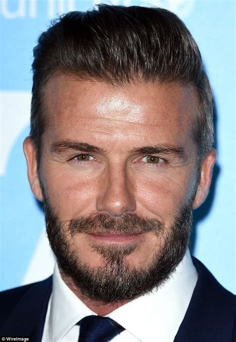 david beckham facial hair