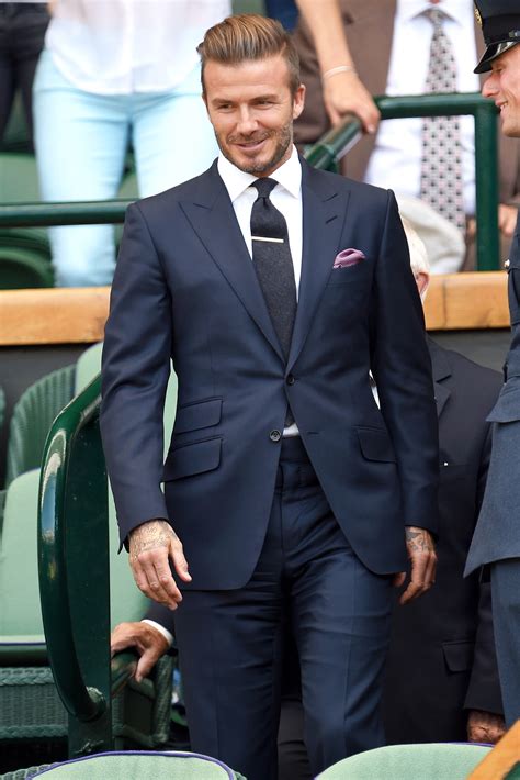 david beckham in suit