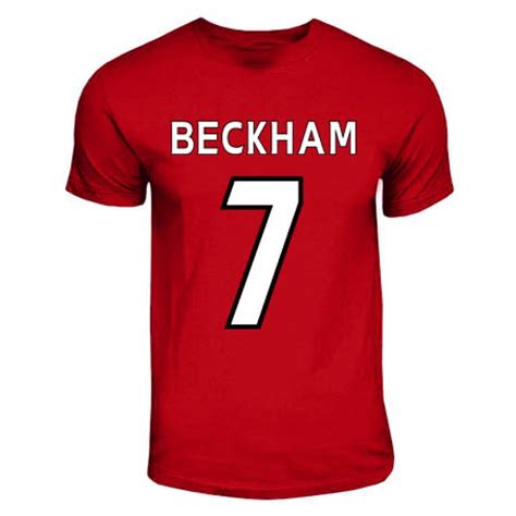 david beckham manchester united shirt