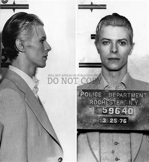 Unveiling the Icon: David Bowie's Mysterious Mugshot Story
