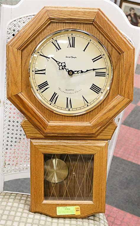 david dakota chime wall clock