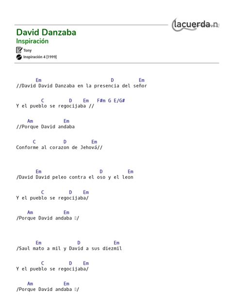 David David Danzaba Acordes