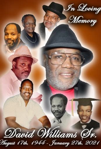 david williams sr obituary