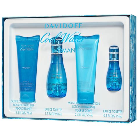 davidoff cool water woman gift set