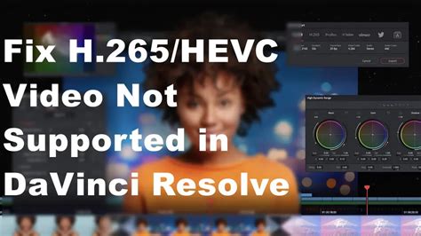 Davinci Resolve Video Format Not Supported