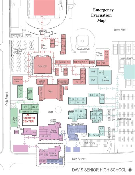 davis high school map