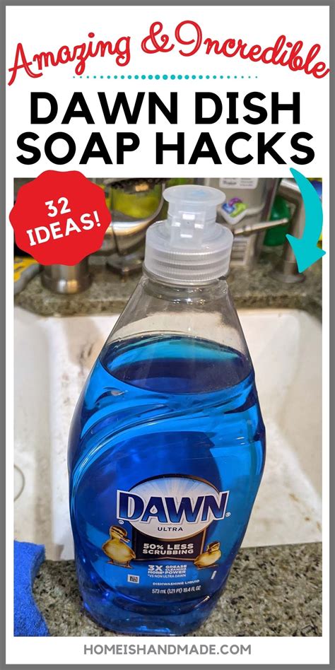 Dawn Dish Soap Hacks