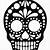 day of the dead skull template printable free