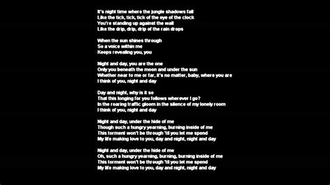 day and night lyrics reggae