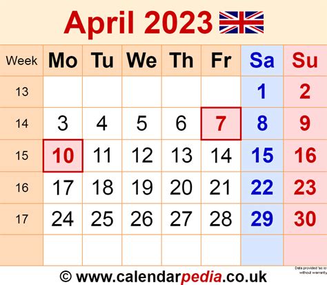 day of week april 15 2023