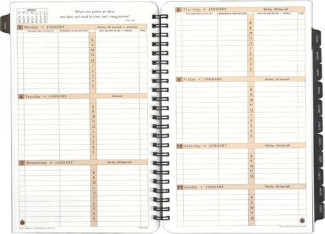 day timer weekly monthly planner