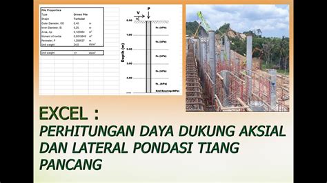 daya dukung lateral tiang pancang