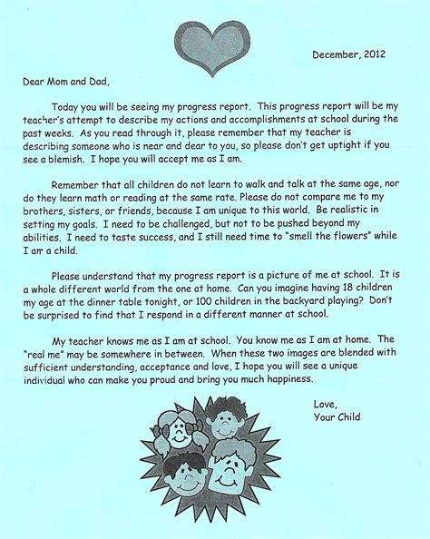 Daycare Parent Letters