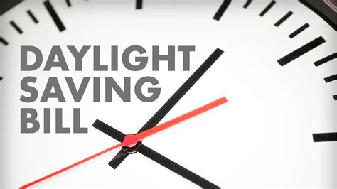 daylight savings time permanent bill