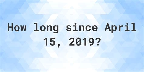 days since april 24 2018